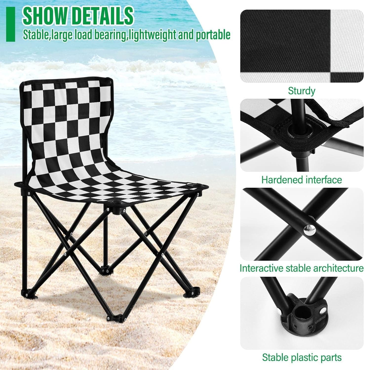 Ensemble de Camping Pliable Table et 2 Chaises Portables - طقم تخييم ونزهات قابل للطي (طاولة + كرسيين) - Camping et Randonnée - صورة 10