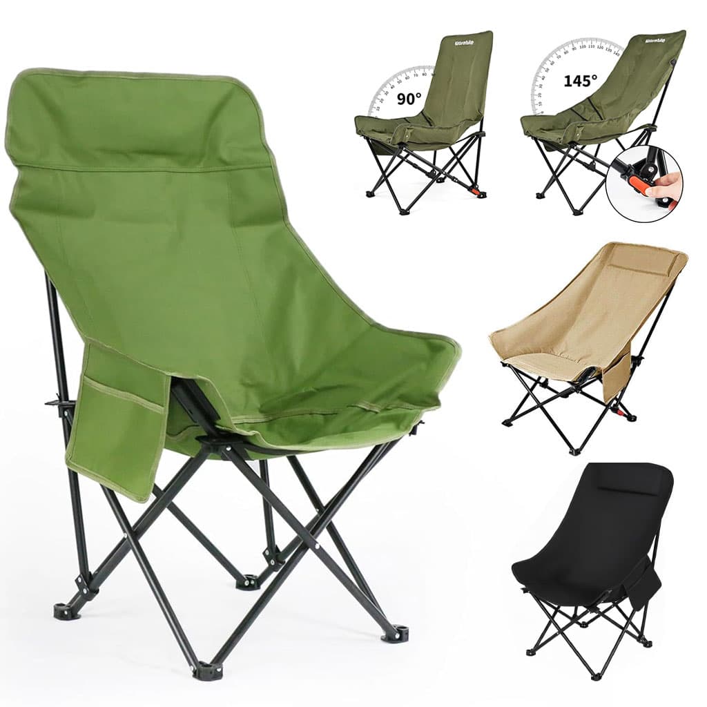 Chaise de Camping Pliante avec Dossier Réglable - كرسي تخييم بظهر عالي مريح قابل لتمديد - Vacance & Loisir - صورة 1