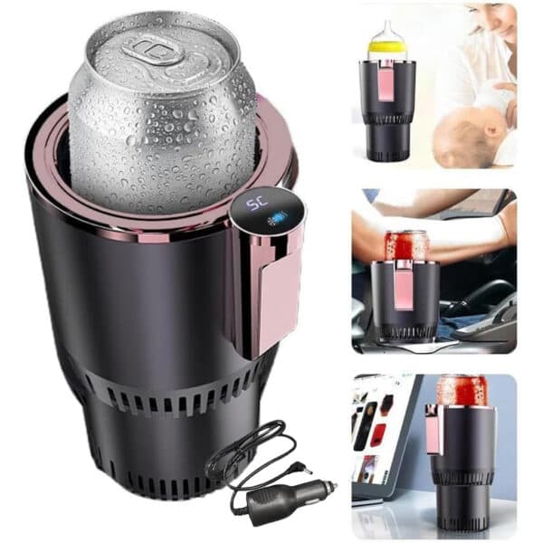 Chauffe-gobelet et refroidisseur de Tasse 2en1 pour Voiture – جهاز تسخين وتبريد المشروبات — صورة 1