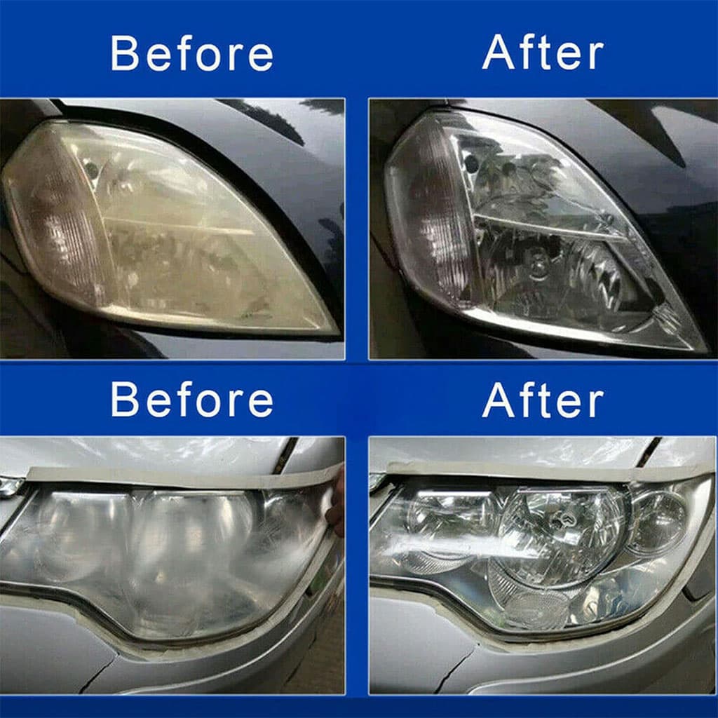 طقم تنظيف أضواء السيارة | Kit Rénovation Phare | للخدوش والاصفرار — صورة 4