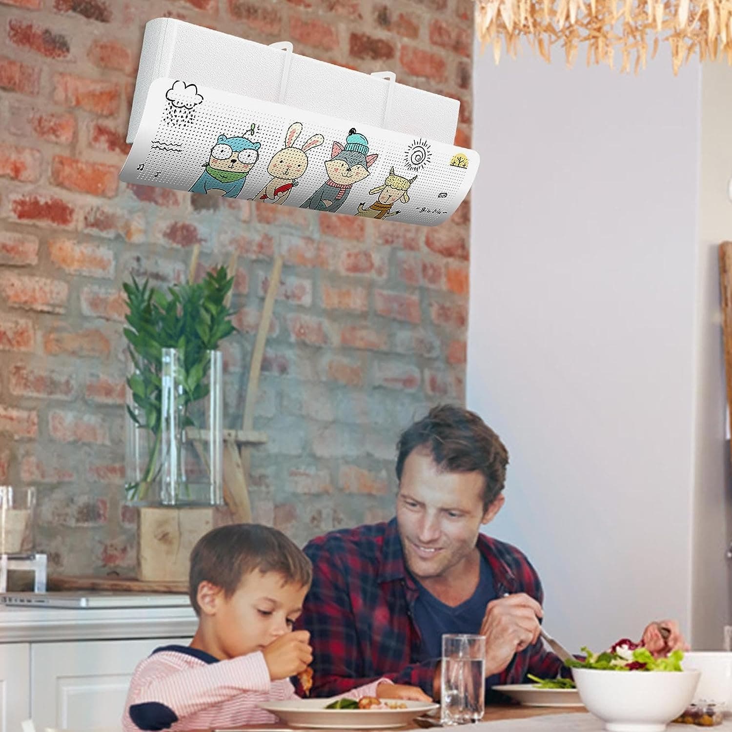 Déflecteur d'évent de climatisation réglable 270 degrés Anti soufflage Direct - موجه ومشتت هواء المكيف المنزلي - Maison - صورة 7