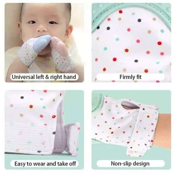 Anneau de dentition en Silicone pour bébé, sans BPA, doux, succion des doigts, — صورة 7