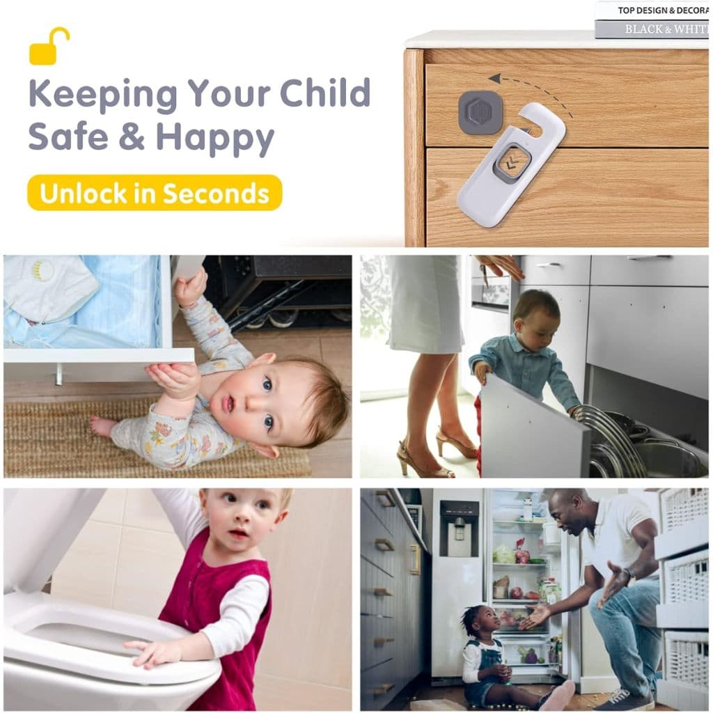 Verrous de Sécurité pour Enfants 5pcs – أقفال أمان للأطفال — صورة 7