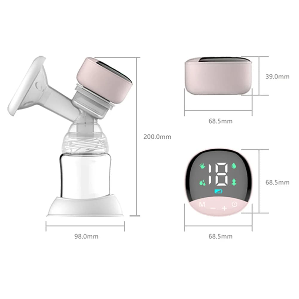 Tire-lait Électrique Intégré Mains Libres pour Allaitement, 4 Modes et 12 Réglables, Faible Bruit MY-374 — صورة 6