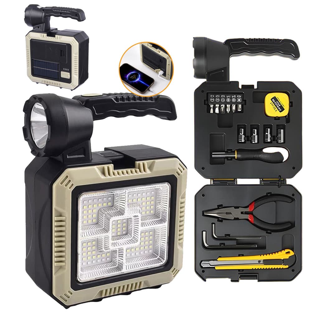 Lampe Solaire Portable Avec Kit de Tournevis et Outils — صورة 1