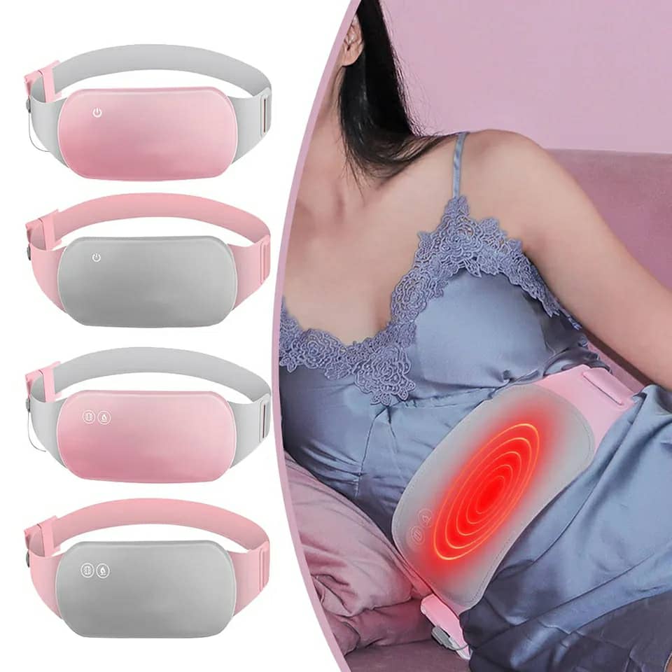 Ceinture Vibromasseur chauffant pour les douleurs menstruelles حزام هزاز ساخن لتسكين آلام الدورة الشهرية — صورة 5