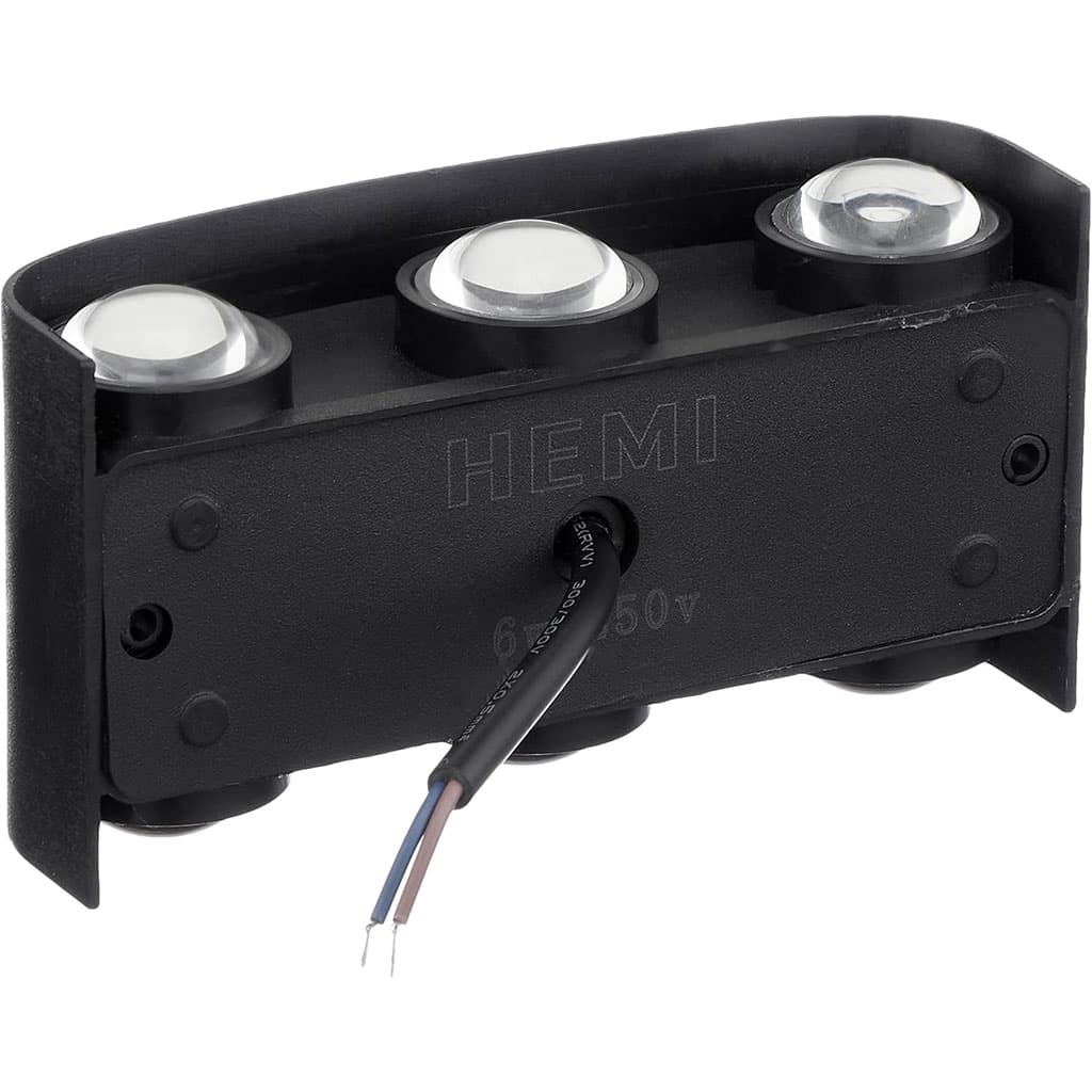 Applique Murale LED 6W D’Éclairage Extérieur 3 Lampes en PP — صورة 3