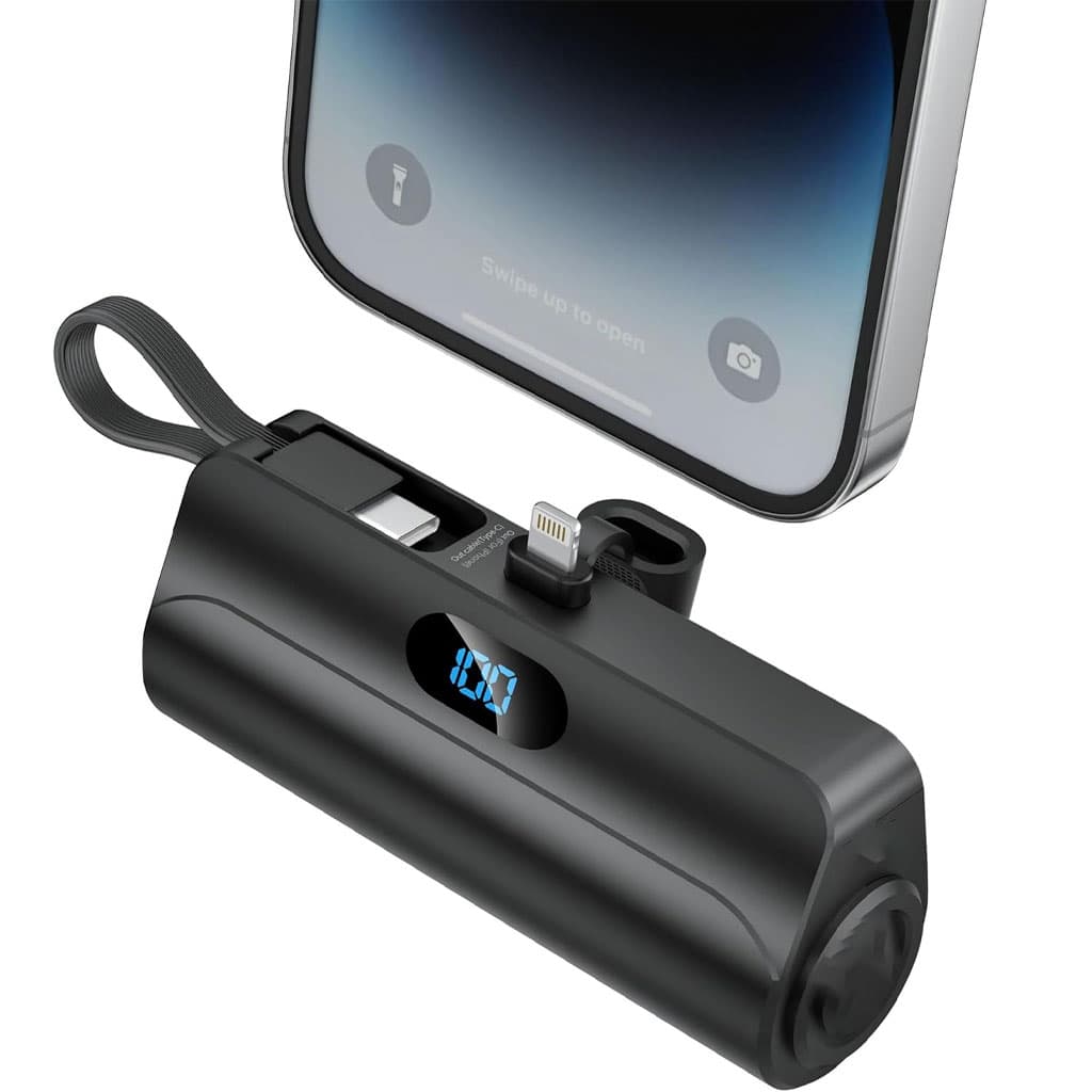 Mini Power Bank Portable Anker 10W 5000mAh avec Connecteur Direct - باور بانك مصغر ومحمول - Électronique - صورة 1