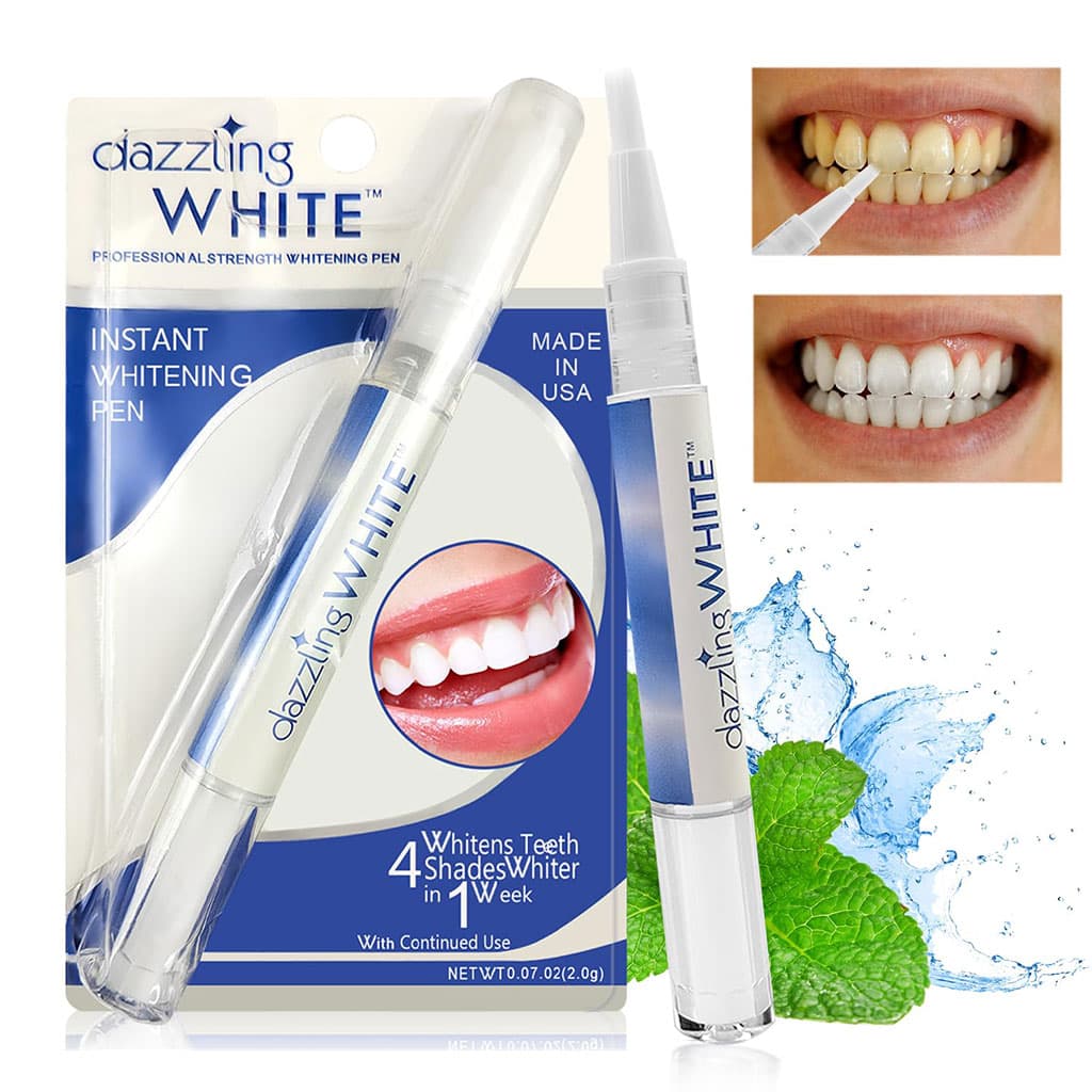 Stylo blanchissant pour les dents en 2 parties avec applicateur doux — صورة 1