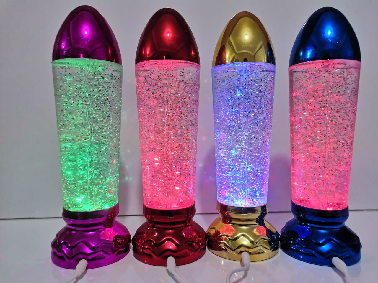 Lampe LED flocon de neige magique rotatif RGB — صورة 8