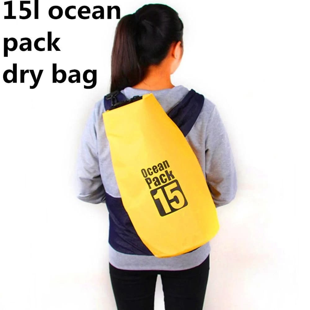 Sac Étanche Ocean Pack Dry Bag 15L Haute Résistance avec Double Bretelles - حقيبة مقاومة للماء بالكامل بسعة 15 لتر - Vacance & Loisir - صورة 8