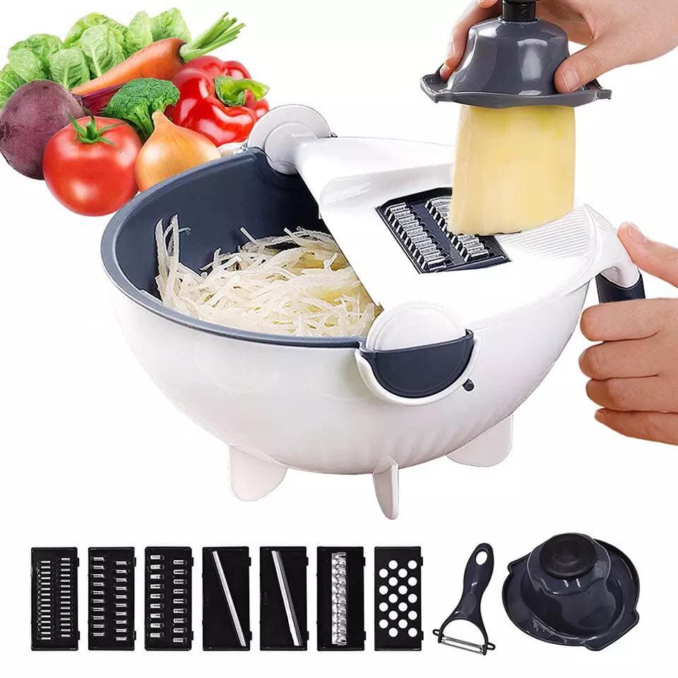Pot Coupe-Légumes 9in1 Multifonction Avec Panier De Vidange + Éplucheur V2 — صورة 5