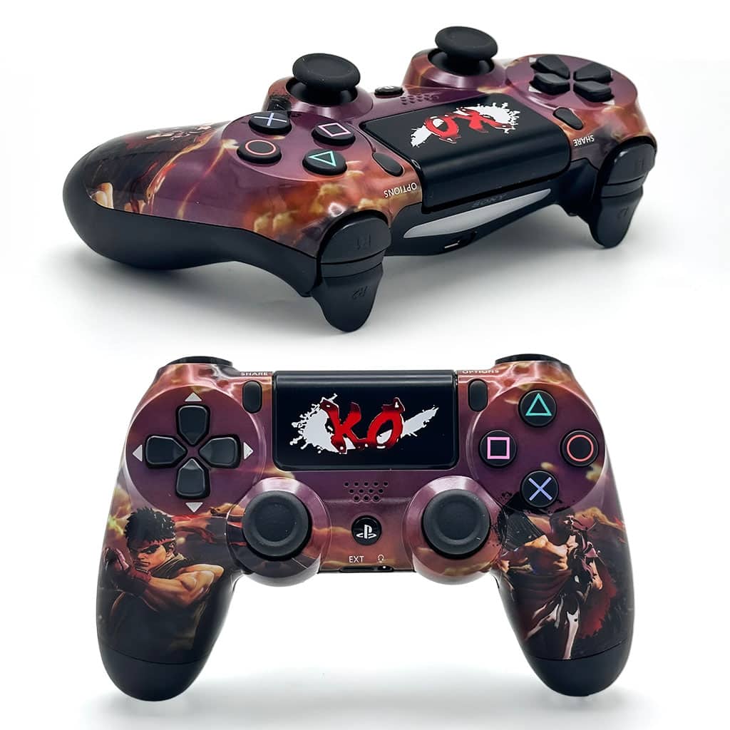 يد تحكم لاسلكية PS4 | SONY DualShock High Copy | Edition Street Fighter V2
