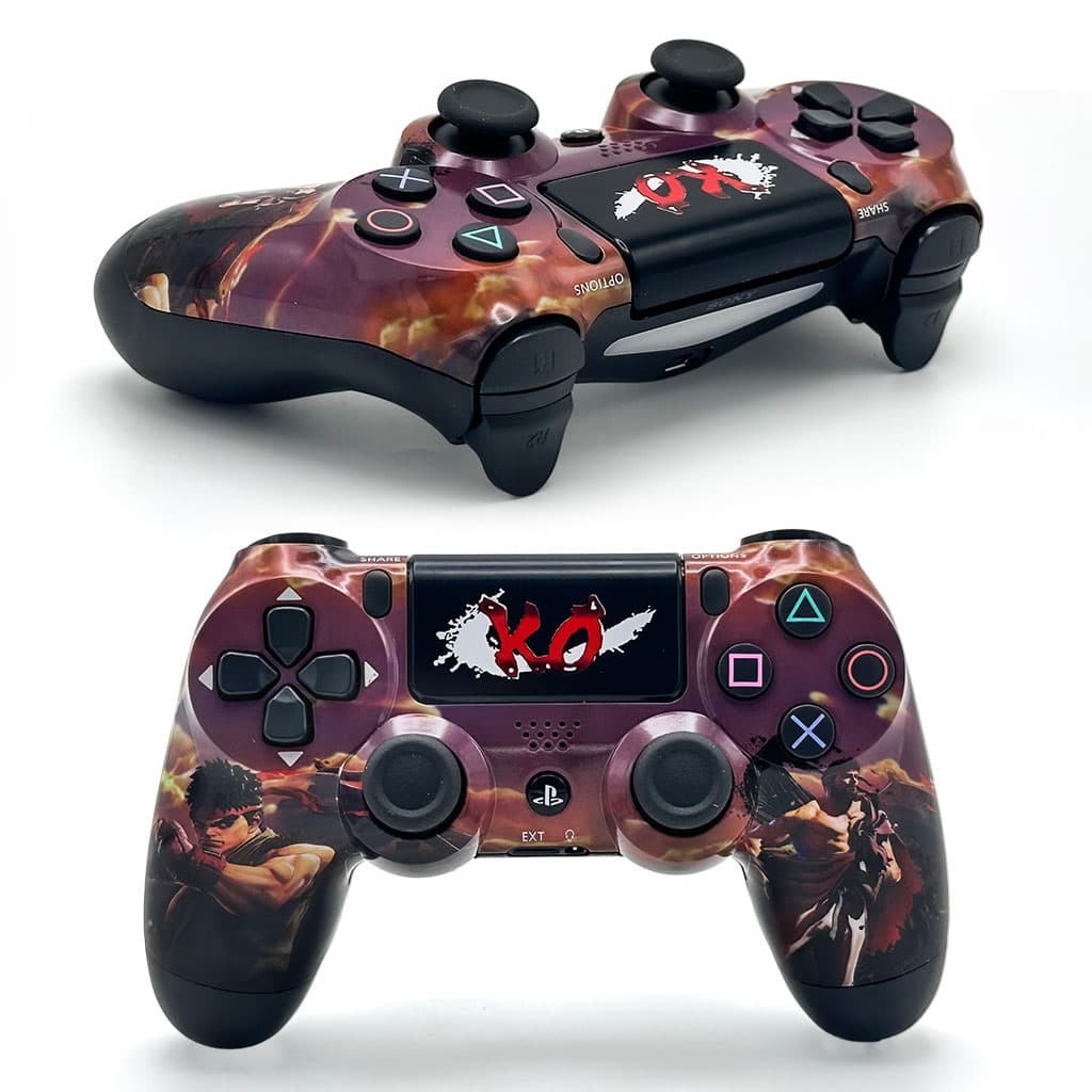 يد تحكم لاسلكية PS4 | SONY DualShock High Copy | Edition Street Fighter V2 — صورة 1