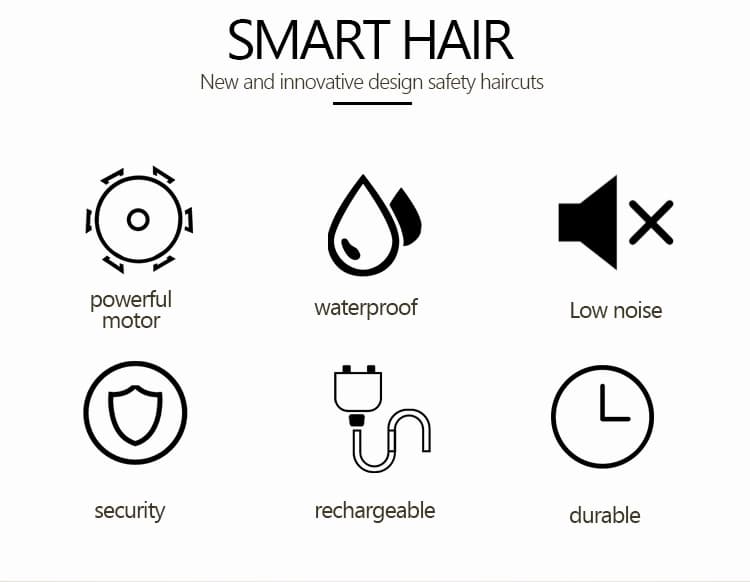 Tondeuse À Cheveux Sans Fil Électrique Professionnel Kemei KM-3202 — صورة 7