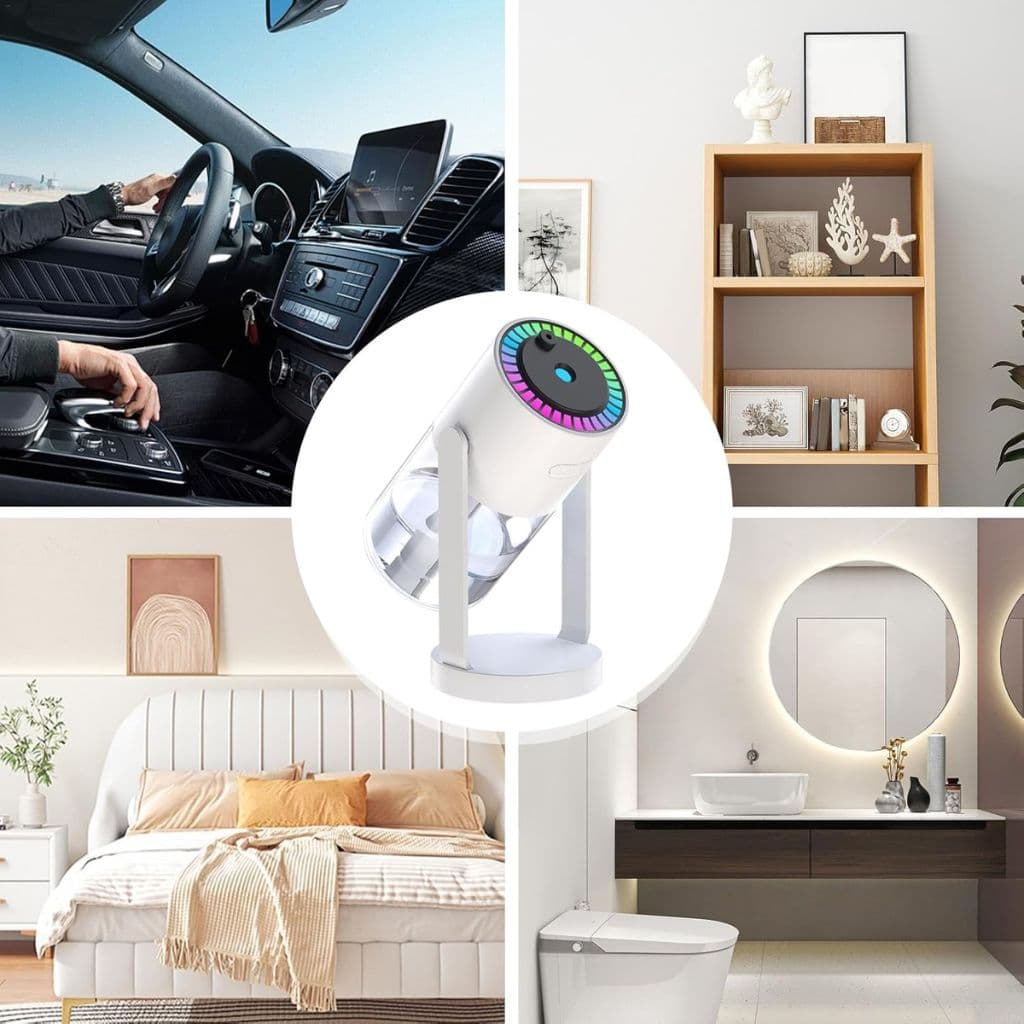 3en1 Humidificateur avec Projecteur d'Étoiles Galaxie – مرطب جو مع عارض نجوم — صورة 4