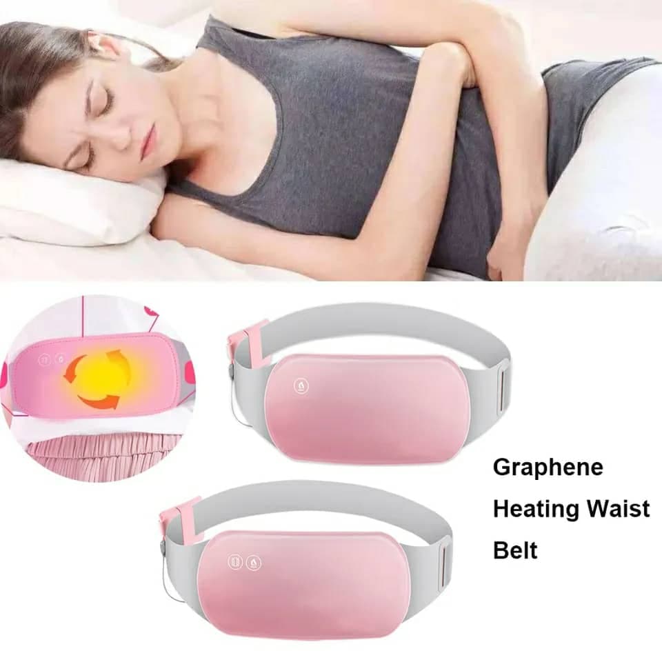 Ceinture Vibromasseur chauffant pour les douleurs menstruelles حزام هزاز ساخن لتسكين آلام الدورة الشهرية — صورة 3
