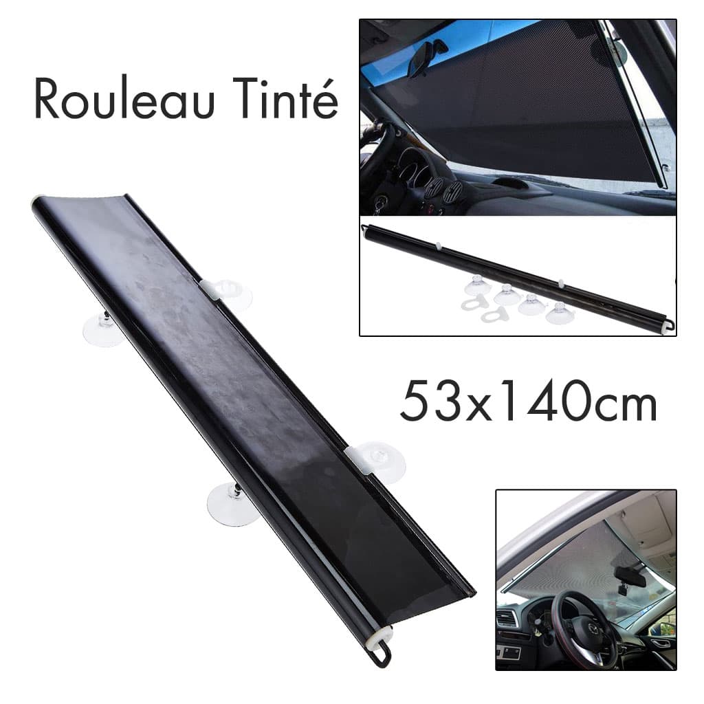 Rouleau Fumée Tinté Universel Pour Voitures 140x53cm — صورة 2