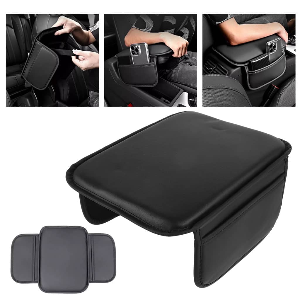 وسادة مسند ذراع للسيارة | Coussin Accoudoir Auto | جيوب تخزين
