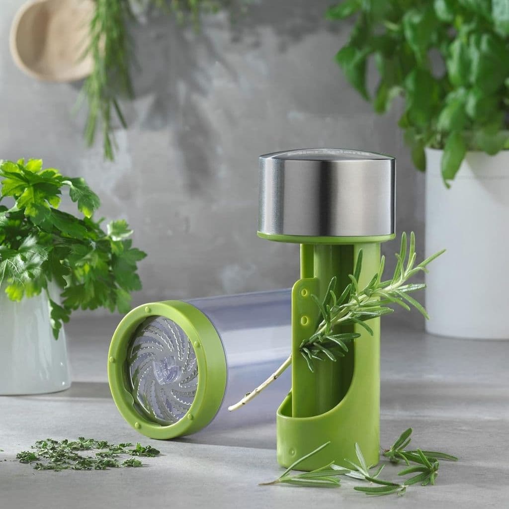 Moulin à Herbes Microplane en Acier Inoxydable 3en1 – مطحنة أعشاب — صورة 6