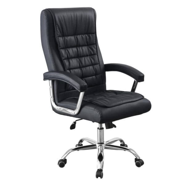 Chaise de Bureau Présidentiel LUXE avec base pivotante et ressorts ensachés – كرسي مكتب مريح وجودة عالية — صورة 4