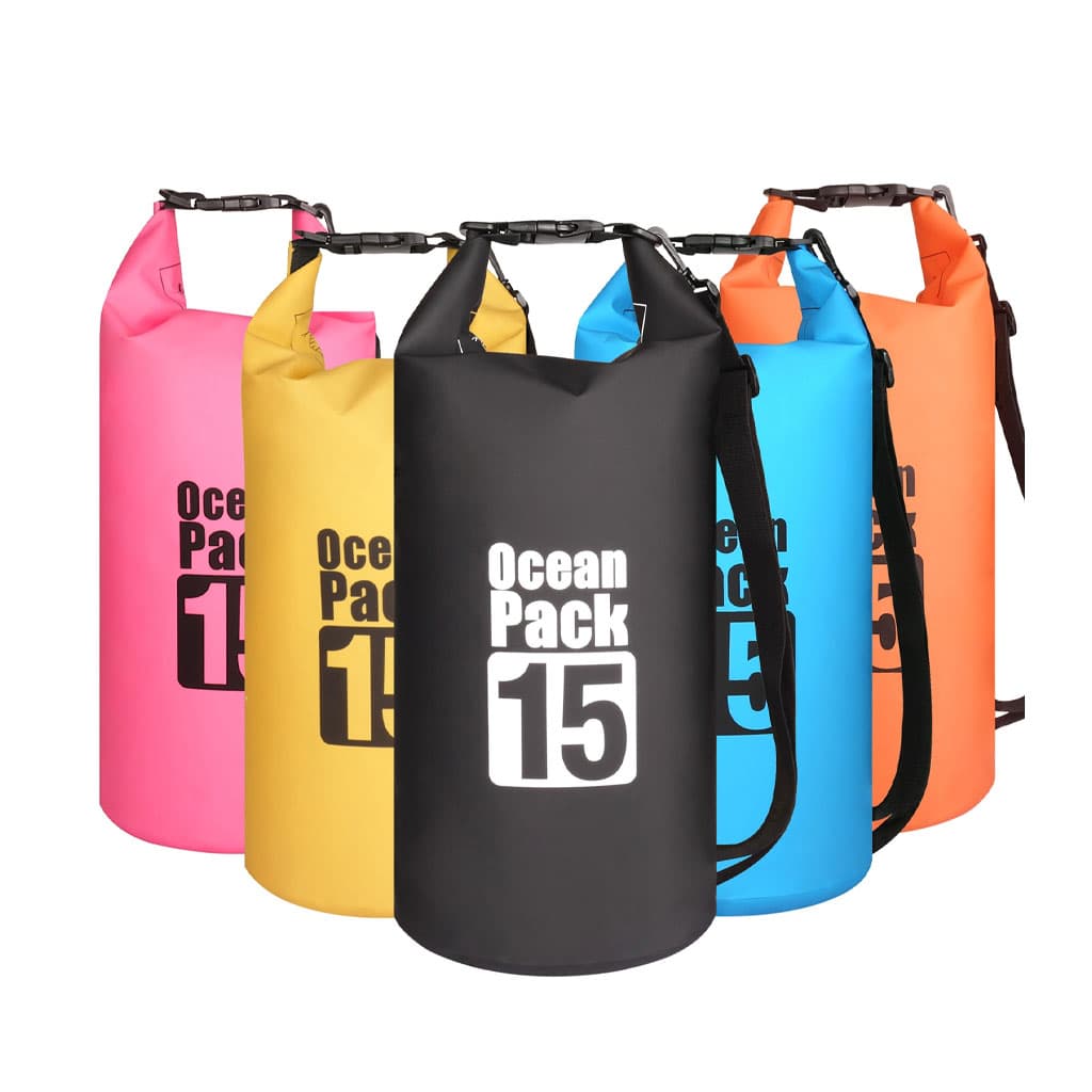 Sac Étanche Ocean Pack Dry Bag 15L Haute Résistance avec Double Bretelles - حقيبة مقاومة للماء بالكامل بسعة 15 لتر - Vacance & Loisir - صورة 10
