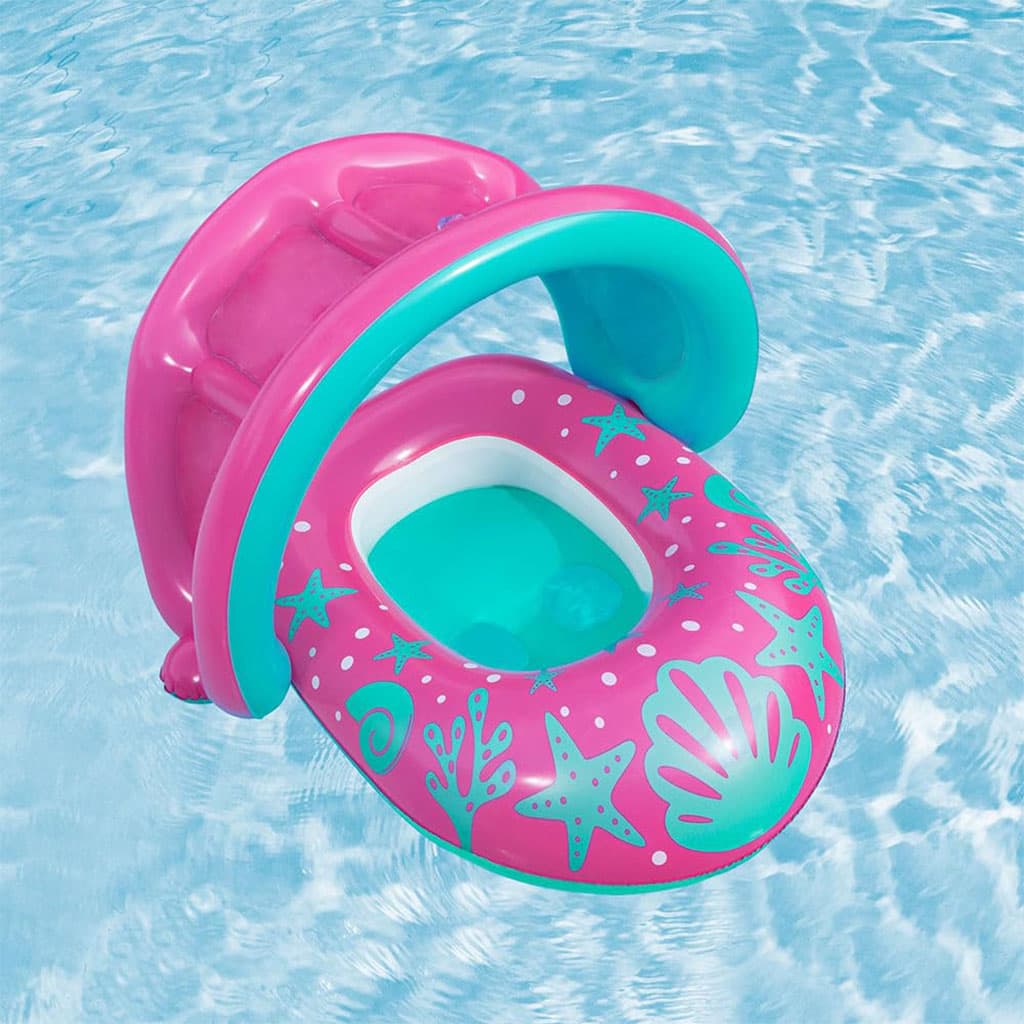 Bouée Gonflable pour enfants avec toit de protection UV Bestway 34091 - عوامة مائية للأطفال - Produits de saison - صورة 12