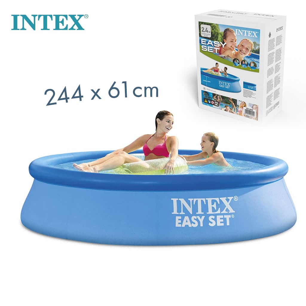 INTEX Piscine Gonflable Ronde Easy Set , Blue, L x 244x60cm 28106NP — صورة 1