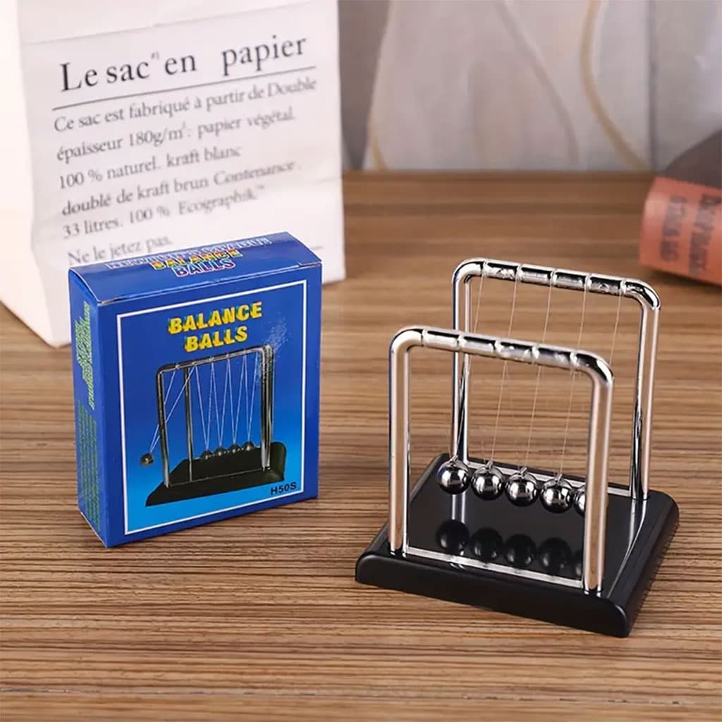Pendule Newton Balls d'équilibre en acier classique v2 — صورة 2
