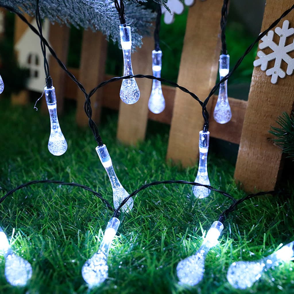 Guirlande lumineuse à 40 LED - 9 m - Branchement direct avec secteur étanche décoration idéale pour chambre (Ampoule) — صورة 4