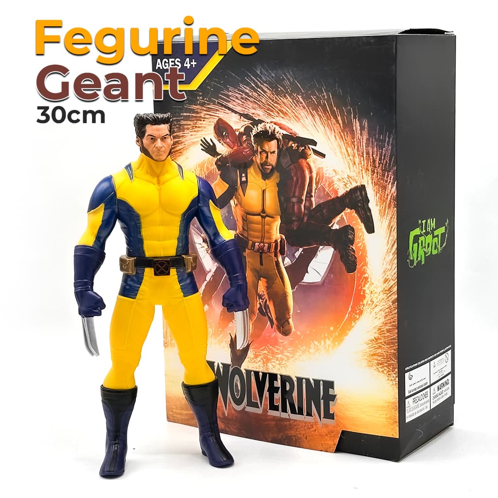 Wolverine Figurine Géant 30cm en PVC — صورة 1