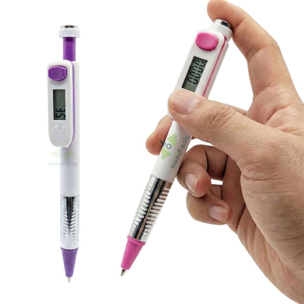 قلم ومسبحة إلكترونية ذكية | Stylo Compteur Tasbih | 4 في 1 ساعة وبوصلة