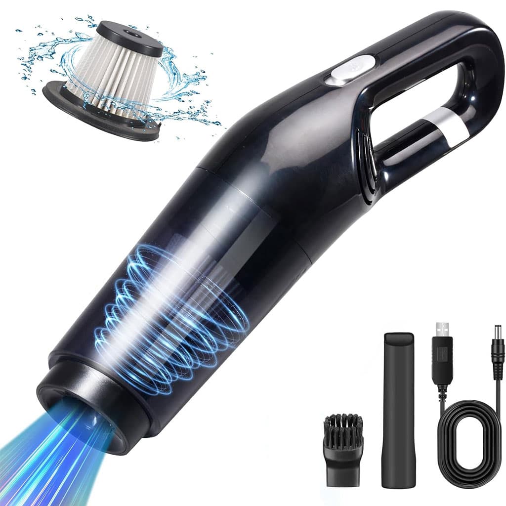 Aspirateur de voiture sans fil 10000PA Rechargeable – مكنسة كهربائية لاسلكية — صورة 1