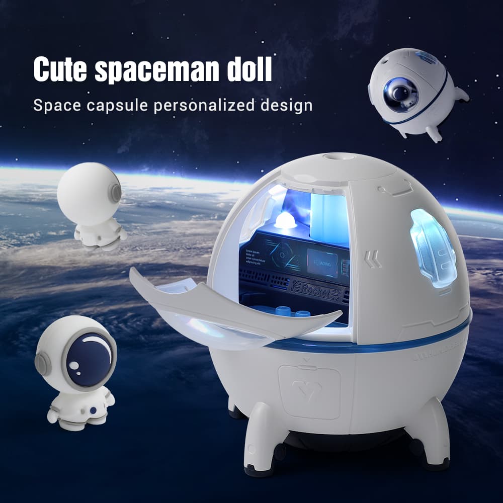 Humidificateur d'air électrique Spacecraft avec lumière LED — صورة 9