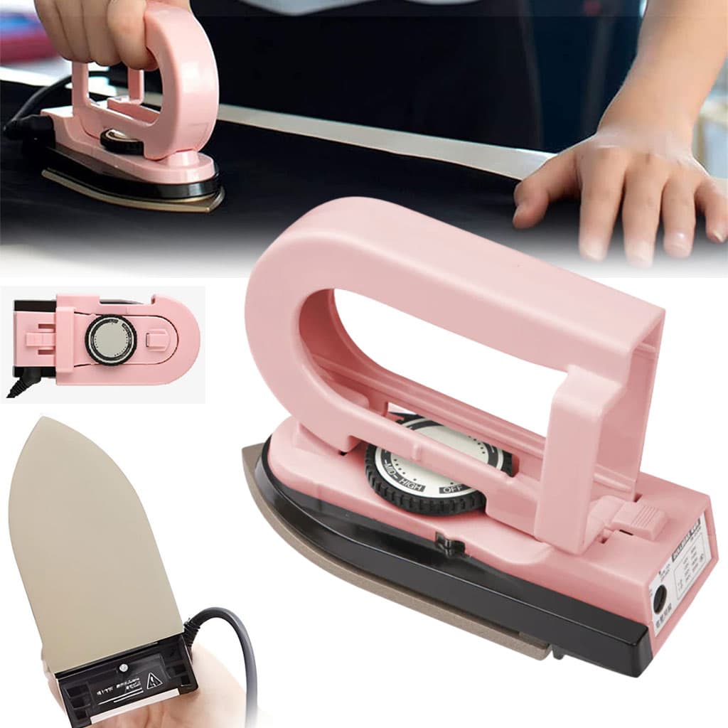 Mini Fer à Repasser Portable avec Température Réglable – مكواة ملابس محمولة — صورة 1