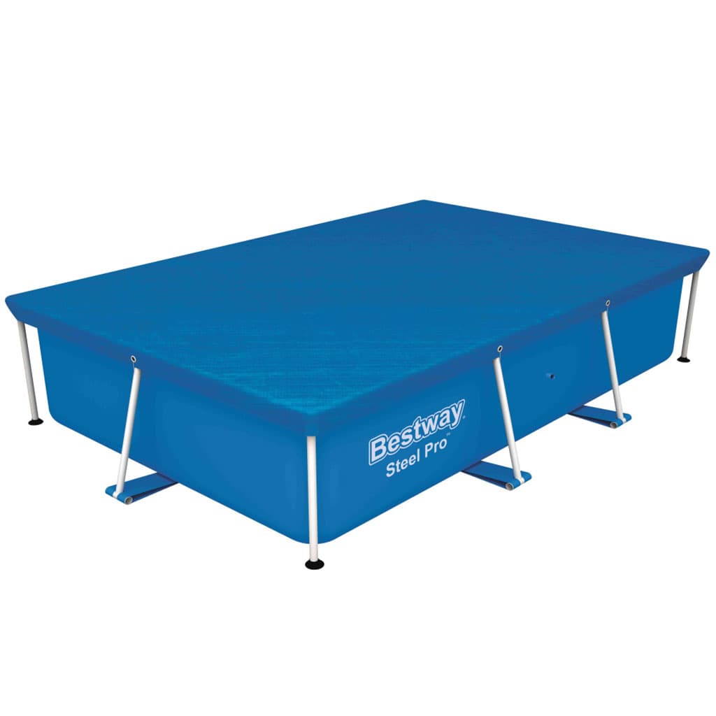 Grand bâche de piscine rectangulaire en polyéthylène 259 x 170 cm Bestway 58105 – غطاء مسبح — صورة 4