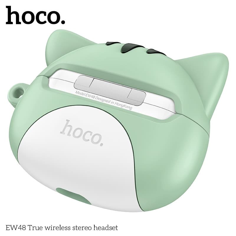 Hoco Écouteurs Sans Fil stéreo Bluetooth 5.3 + Case Forme De Chat TWS EW 48 — صورة 2
