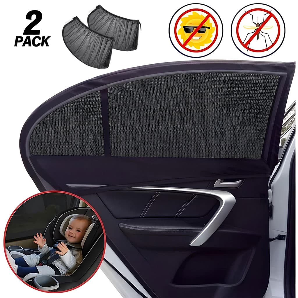 Rideaux Pare-soleil Latéral pour Voiture 2Pcs – ستر واقي للشمس — صورة 1