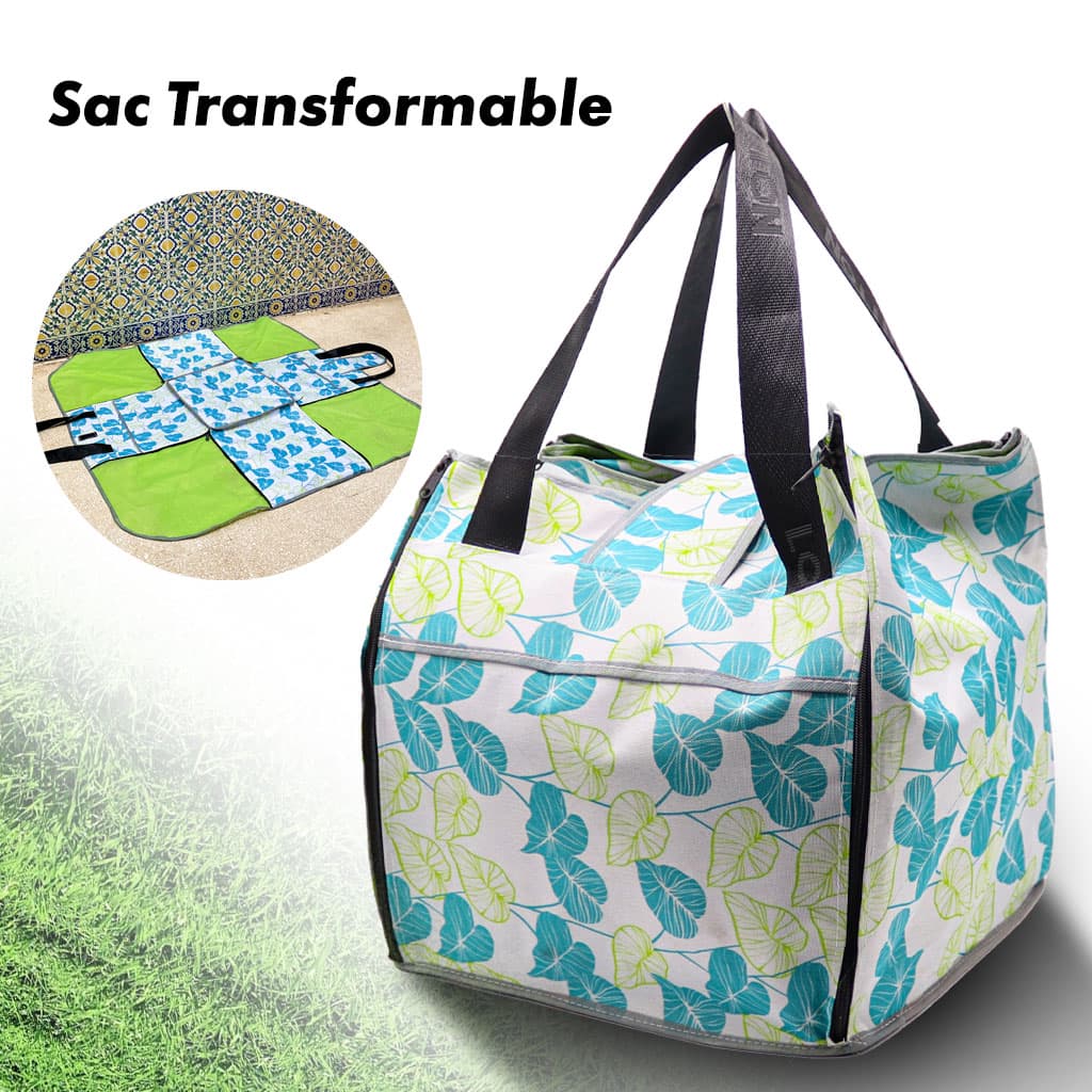 Sac de Camping Transformable en Tapis, Grande Capacité — صورة 1