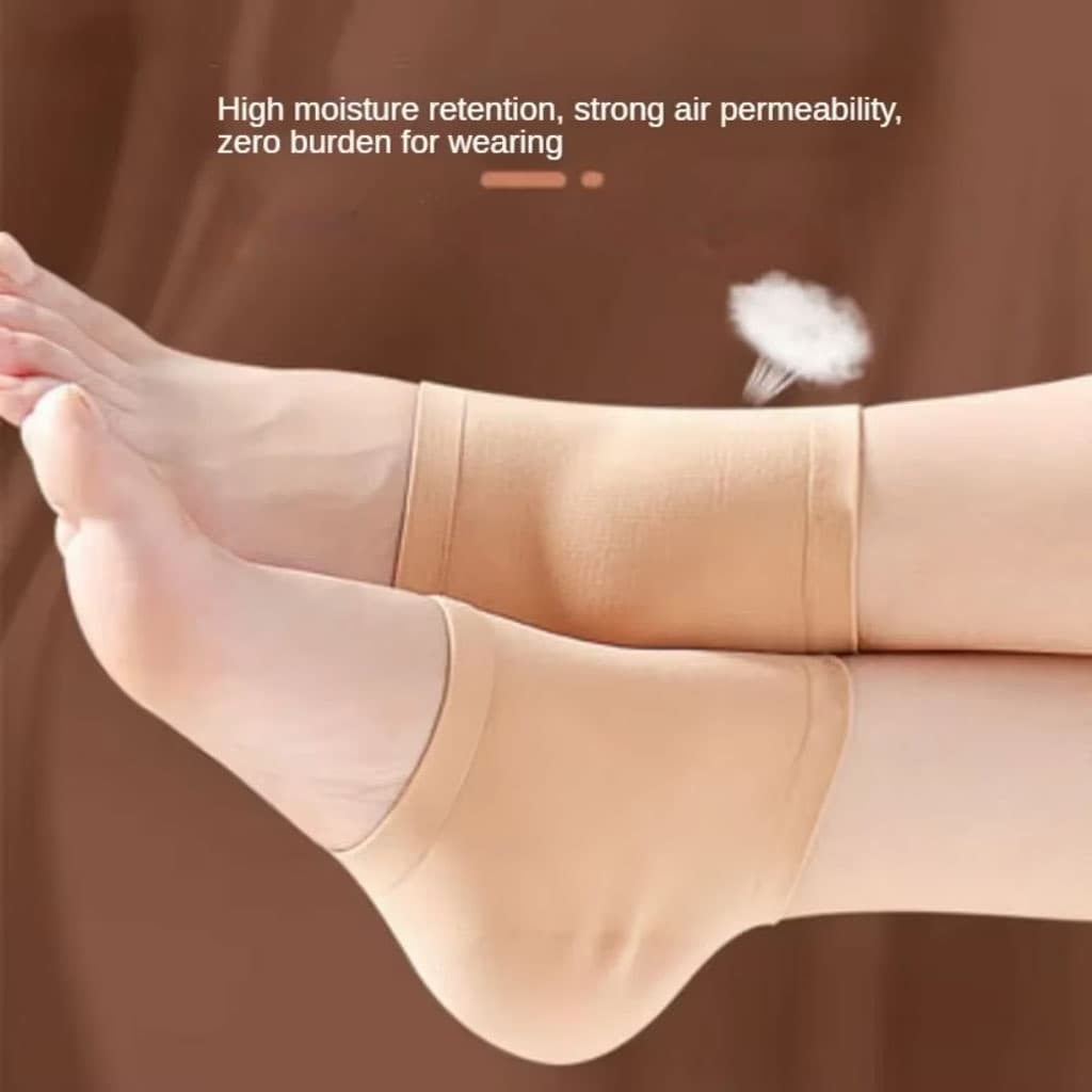 Paires de chaussettes hydratantes pour le traitement du talon fissuré — صورة 3