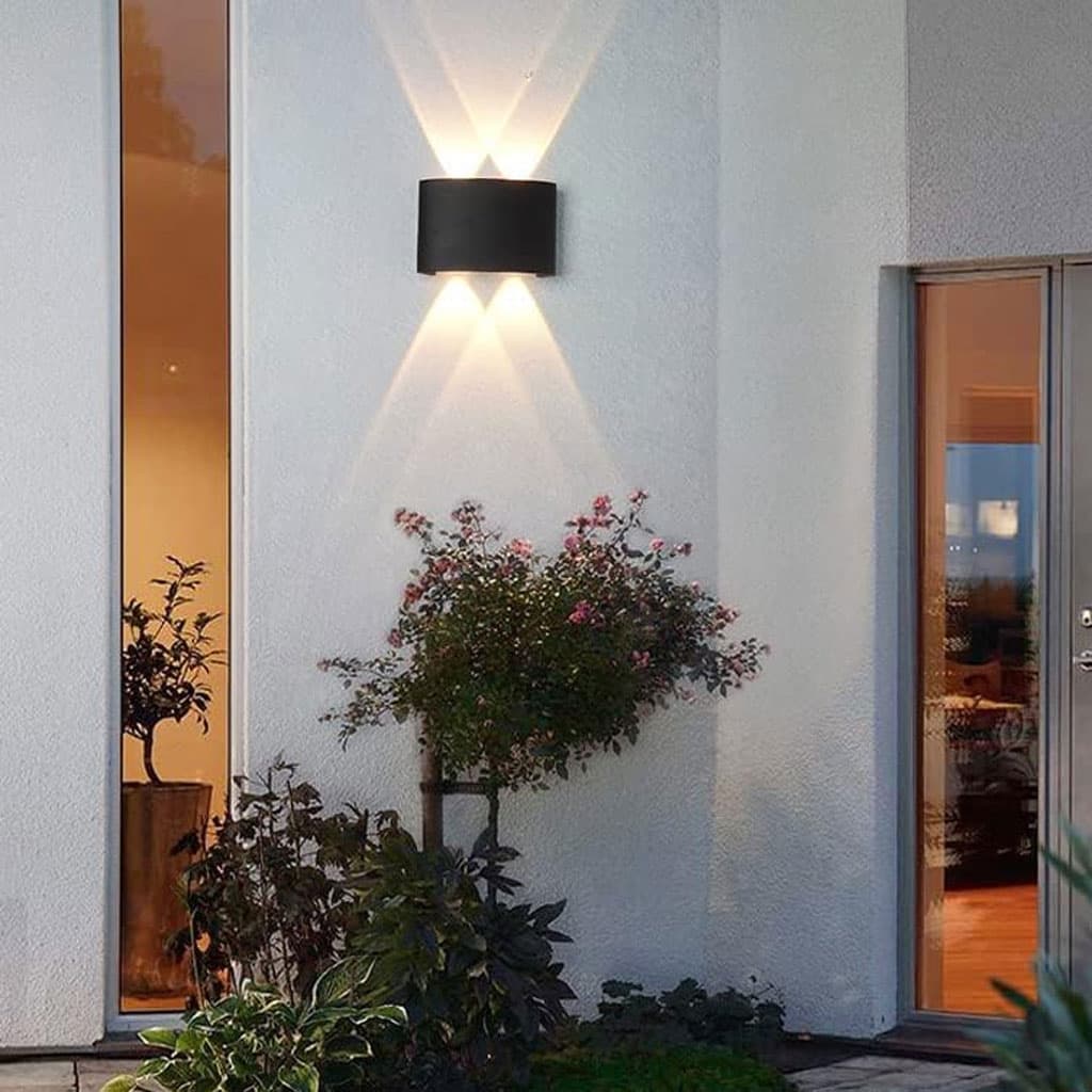 Applique Murale LED 4W D’Éclairage Extérieur 2 Lampes en PP — صورة 2