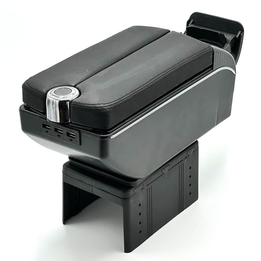 Accoudoir de Voiture Universel avec 7USB et Porte-Gobelets – مسند ذراع السيارة — صورة 3