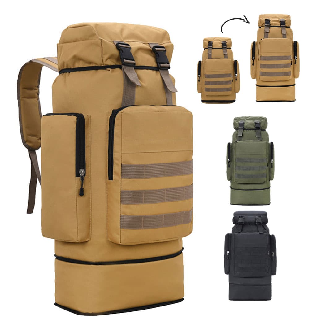 Sac à dos de randonnée tactique ILOOXI 90L SDM01 — صورة 1