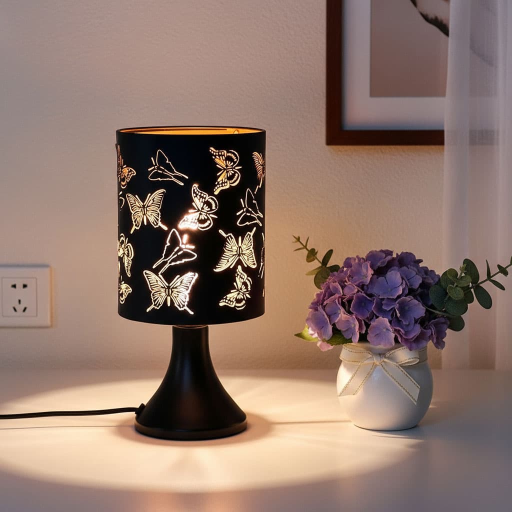 Lampe de Table Décorative Design Élégant Idéal pour Chambre de Nuit GM2 – مصباح غرفة النوم — صورة 1