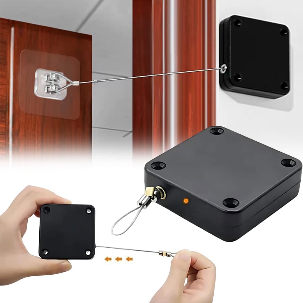 Ferme-porte automatique sans perforation – أداة غلق الباب أوتوماتكيا — صورة 1