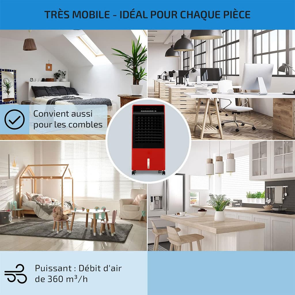 Refroidisseur d’Air Portable 4 en 1 Réservoir 8L – مبرد متنقل — صورة 5