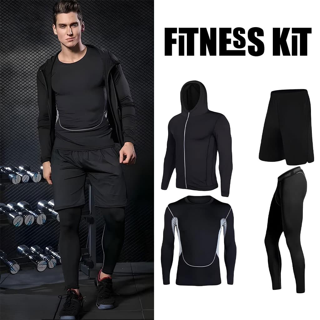 Ensemble de sport 4 pièces Just One pour homme – طقم اللباس الرياضي — صورة 1