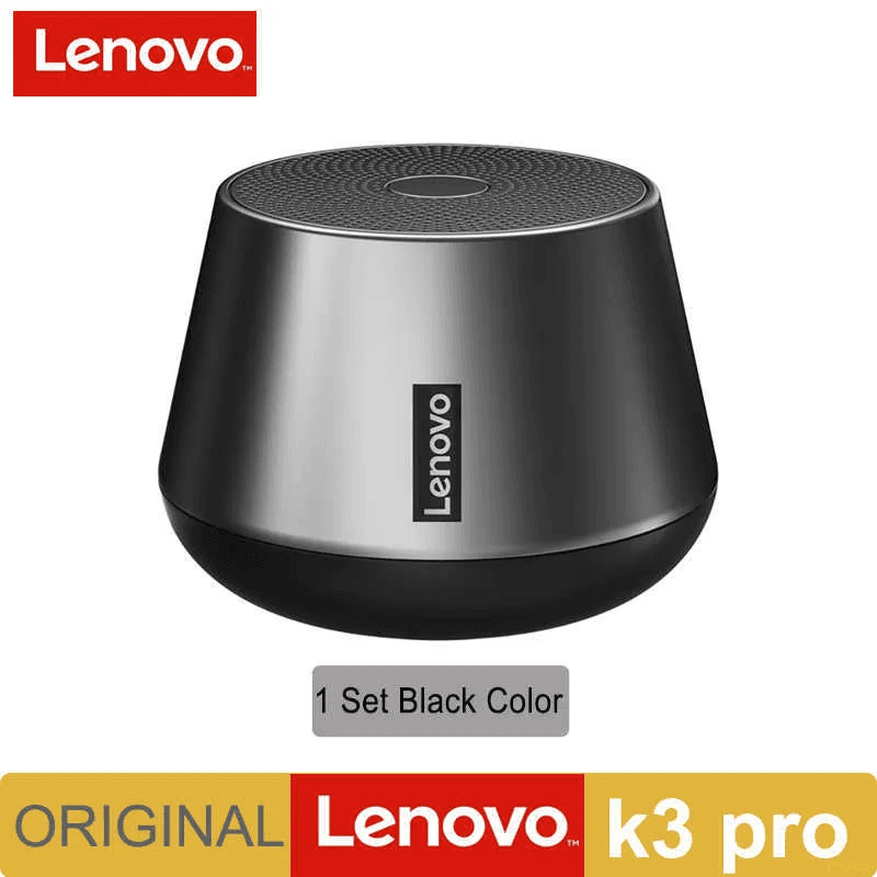 Lenovo K3 Pro -Mini haut-parleur sans fil BT 5.0, portable, son stéréo HiFi, caisson de basses avec microphone, lecteur de musique, extérieur, — صورة 1