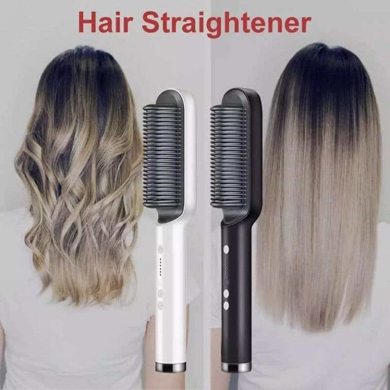 Brosse à cheveux chauffante en céramique 6 niveaux de chaleur 360° – Lisseur HQT-909B — صورة 7