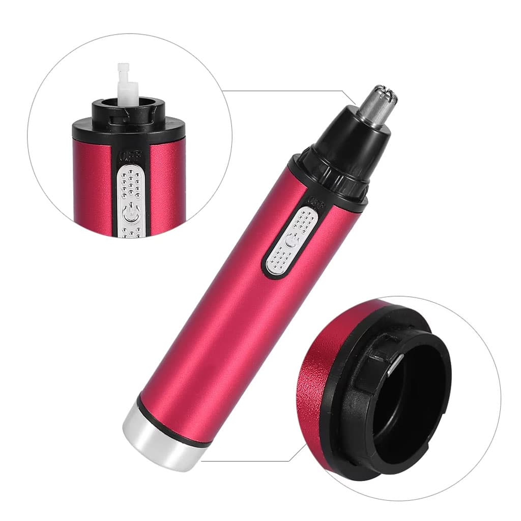 Tondeuse Nez et Oreilles Rechargeable USB avec Lames Rotatives à 360° - ماكينة حلاقة وتشذيب شعر الأنف والأذن القابلة للشحن - Soins et Beauté - صورة 11
